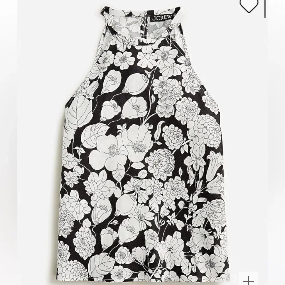 J. Crew Amber linen top in classic floral